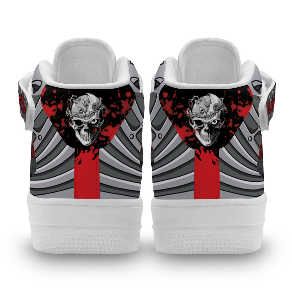 The Skull Knight Sneakers Air Mid Custom Berserk Anime Shoes