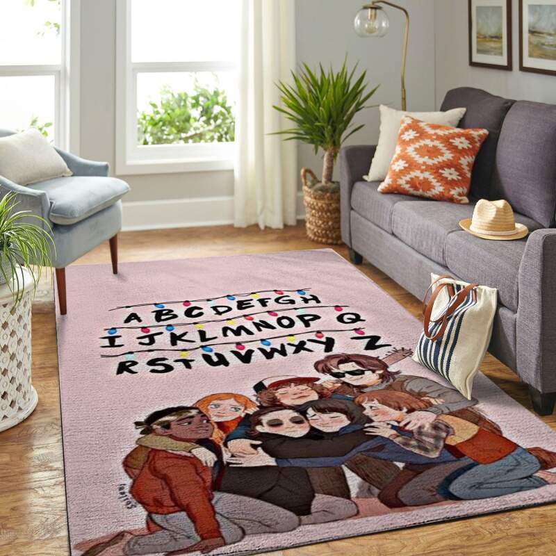 The Stranger Things- Netflix Teen Movie Living Room Area Rectangle Rug