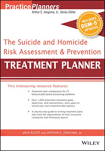 The Suicide and Homicide Risk Assessment and Prevention Treatment Planner, with DSM-5 Updates (PracticePlanners) (PDF/EPUB Version)