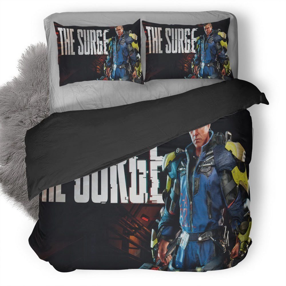The Surge 3D Customized Duvet Cover Bedding Set