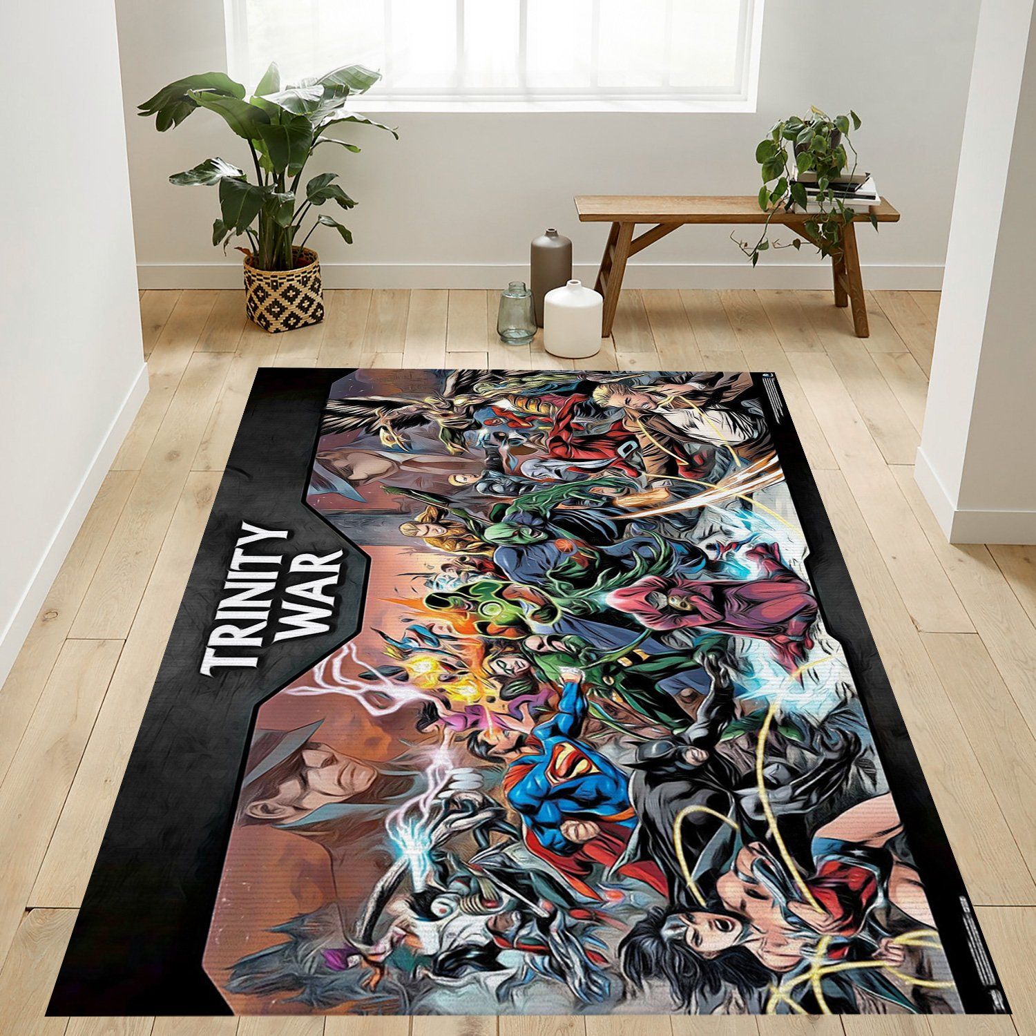 The Trinity War Rectangle Rug – Custom Size And Printing