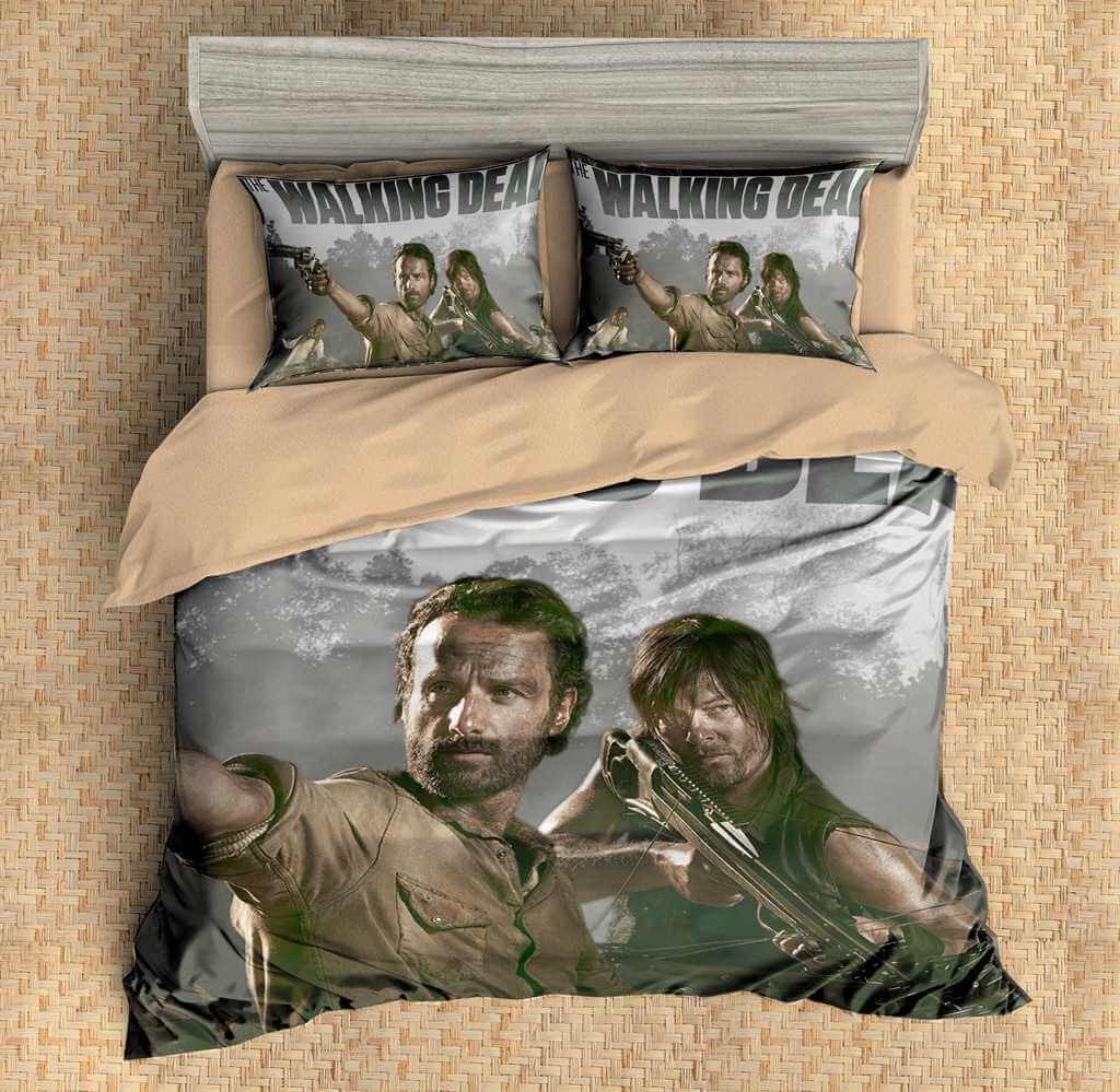 The Walking Dead 12 3D Customized Duvet Cover Bedding Set