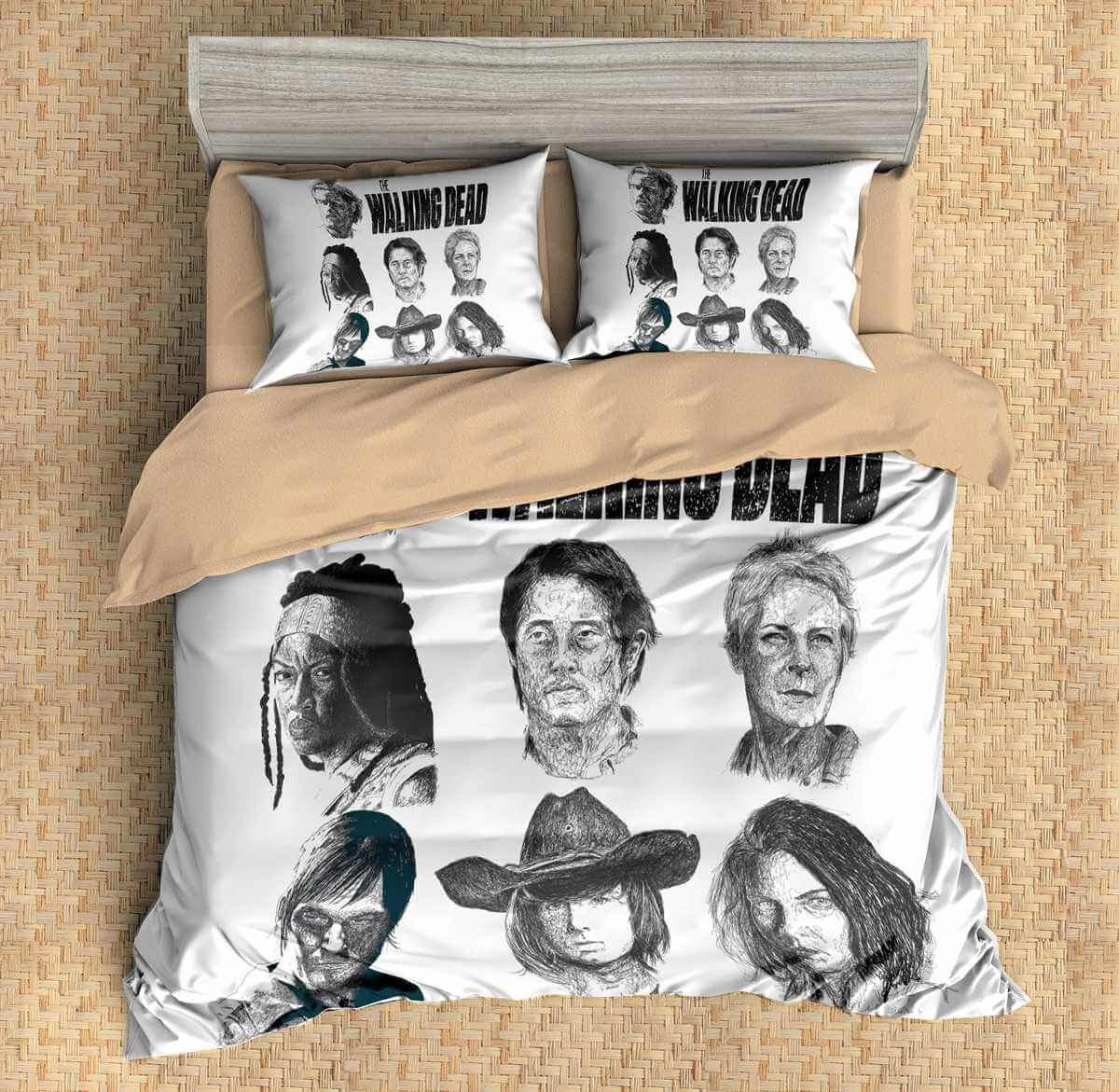 The Walking Dead 3D Customized Duvet Cover Bedding Set