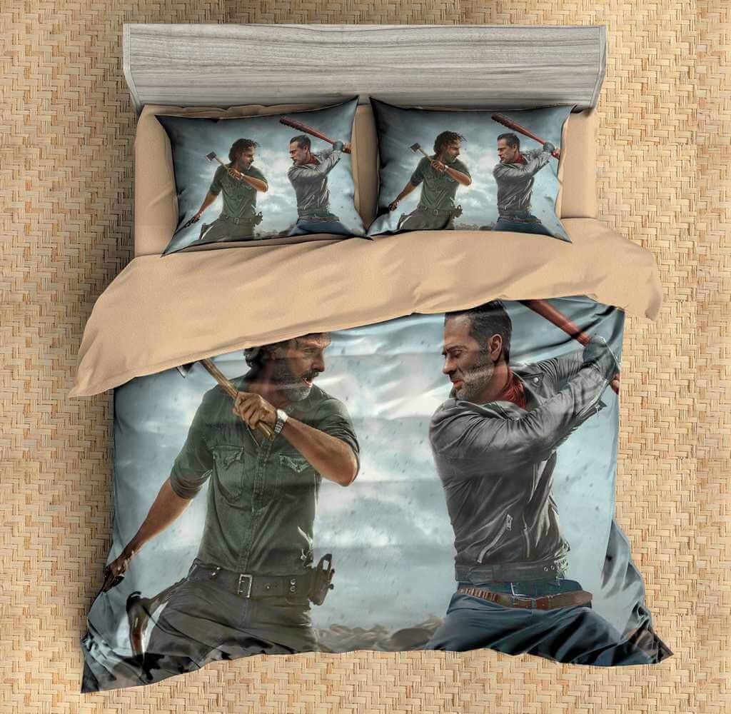 The Walking Dead 3D Customized Duvet Cover Bedding Set