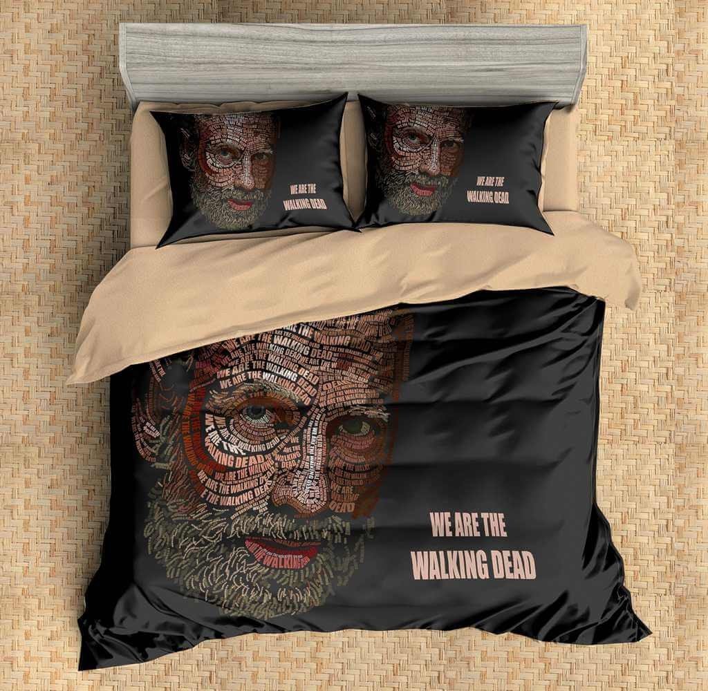 The Walking Dead Rick Grimes 3D Customized Duvet Cover Bedding Set