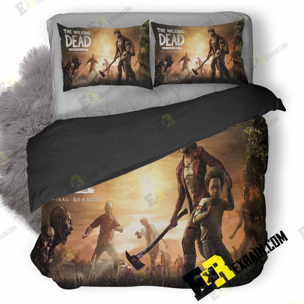 The Walking Dead The Final Season Si 3D Customized Duvet Cover Bedding Set