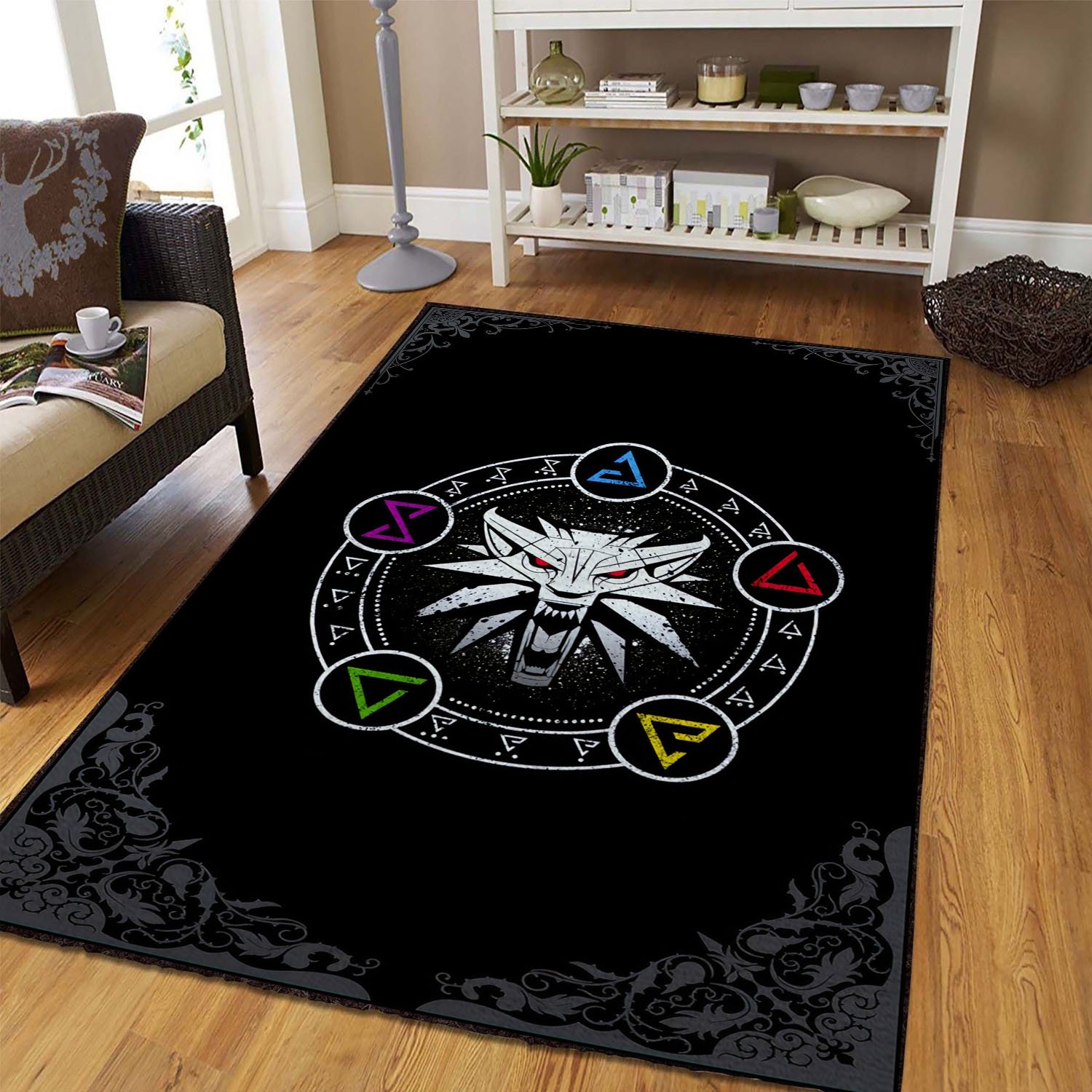 The Witcher Area Rectangle Rug