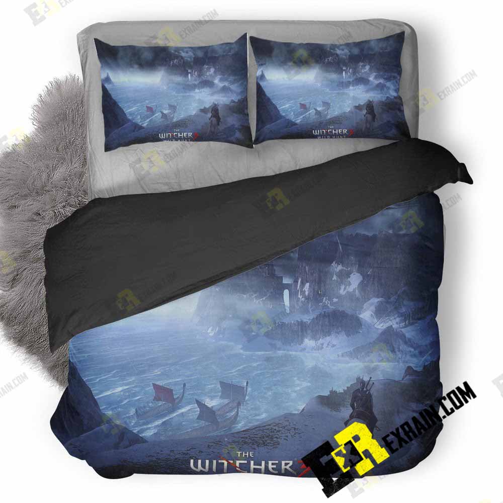 The Witcher Game Hd Image 3D Customized Duvet Cover Bedding Set