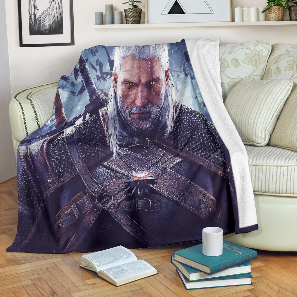 The Witcher Garalt Sherpa Blanket Cozy Blanket Fleece Blanket