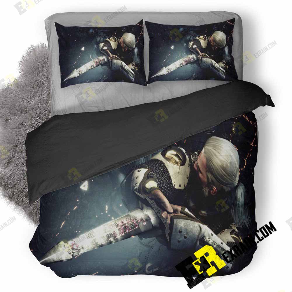 The Witcher Geralt 8X 3D Customized Duvet Cover Bedding Set