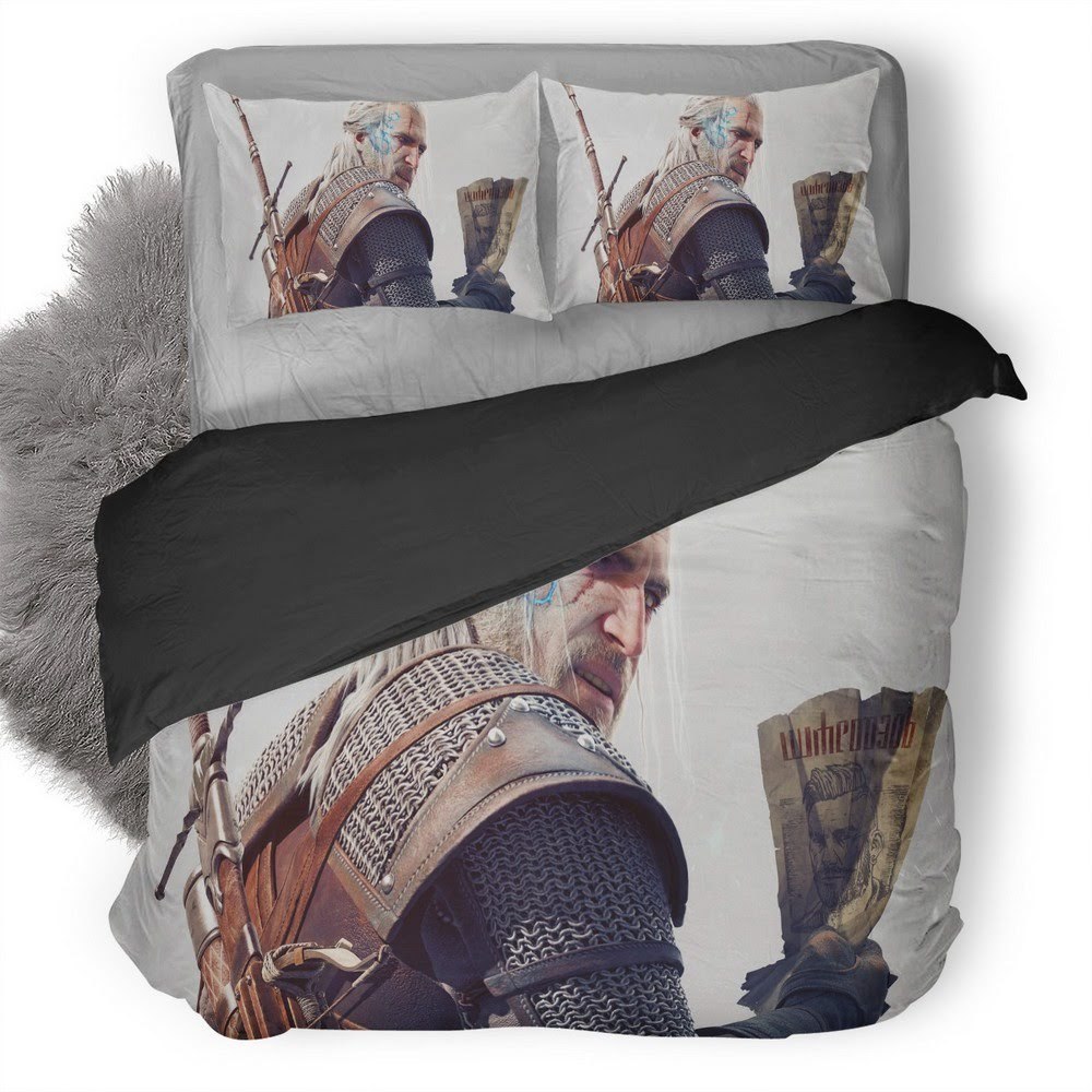 The Witcher Hearts Of Stone 3D Customized Duvet Cover Bedding Set