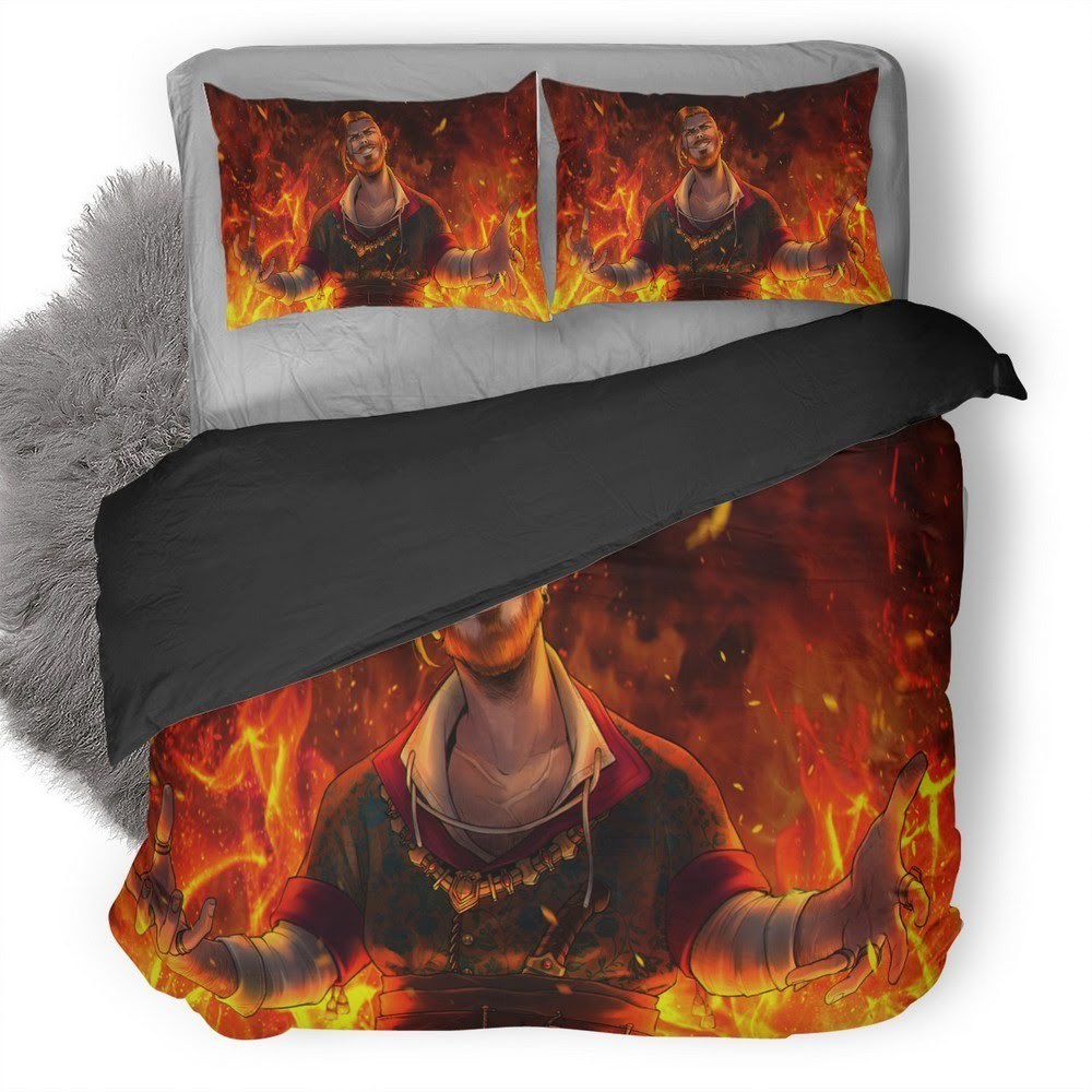 The Witcher Hearts Of Stone 3D Customized Duvet Cover Bedding Set