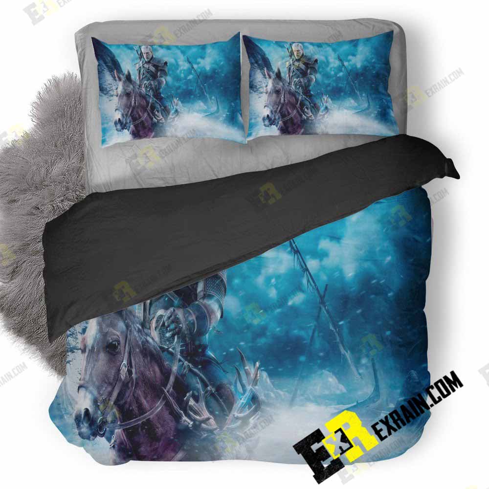 The Witcher Wild Geralt Of Rivia Fanart Fi 3D Customized Duvet Cover Bedding Set
