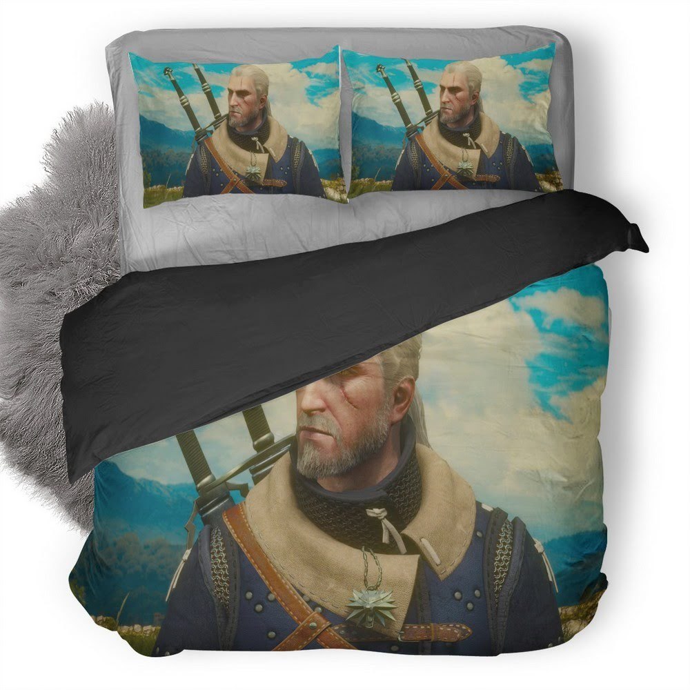 The Witcher Wild Hunt 10 3D Customized Duvet Cover Bedding Set
