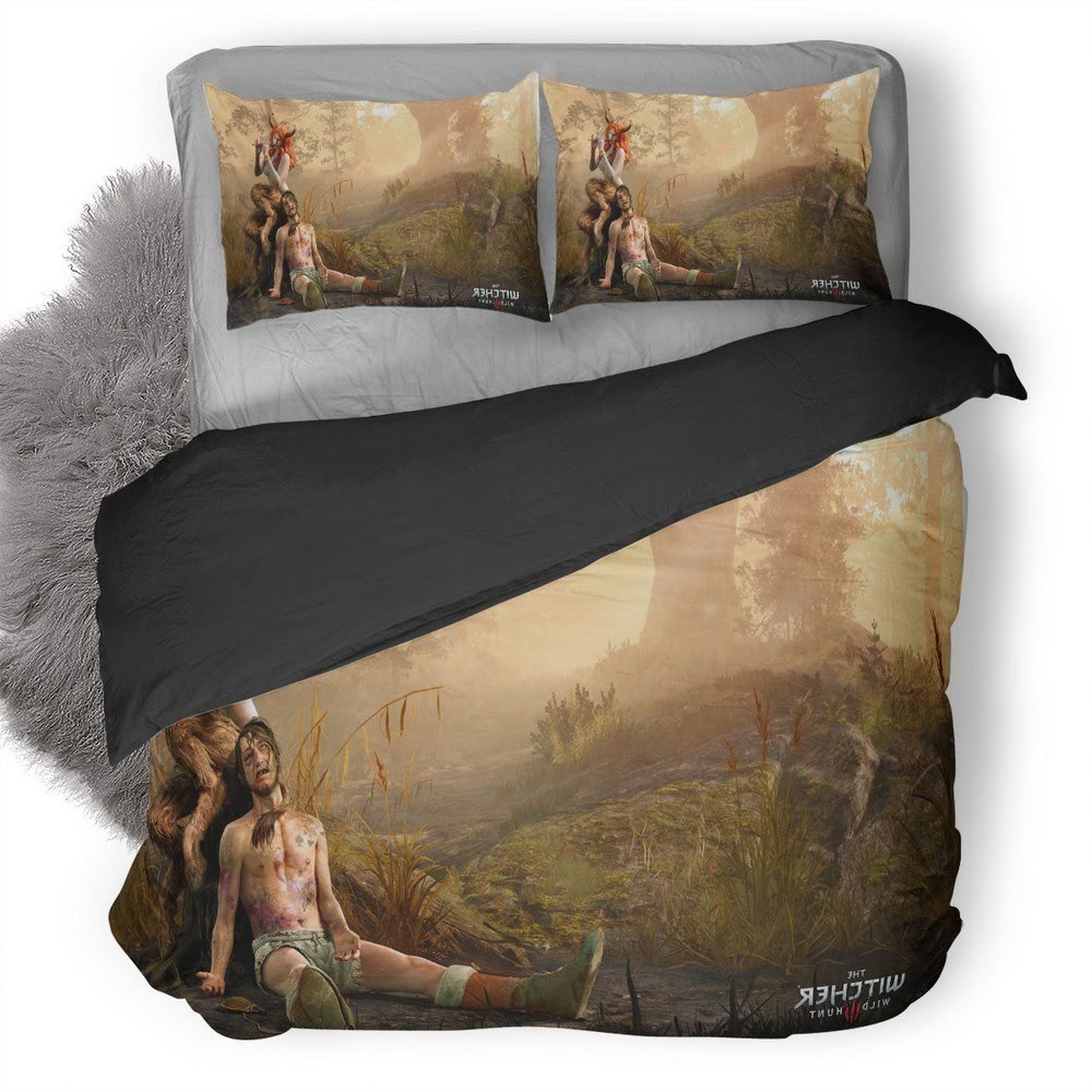 The Witcher Wild Hunt 22 3D Customized Duvet Cover Bedding Set