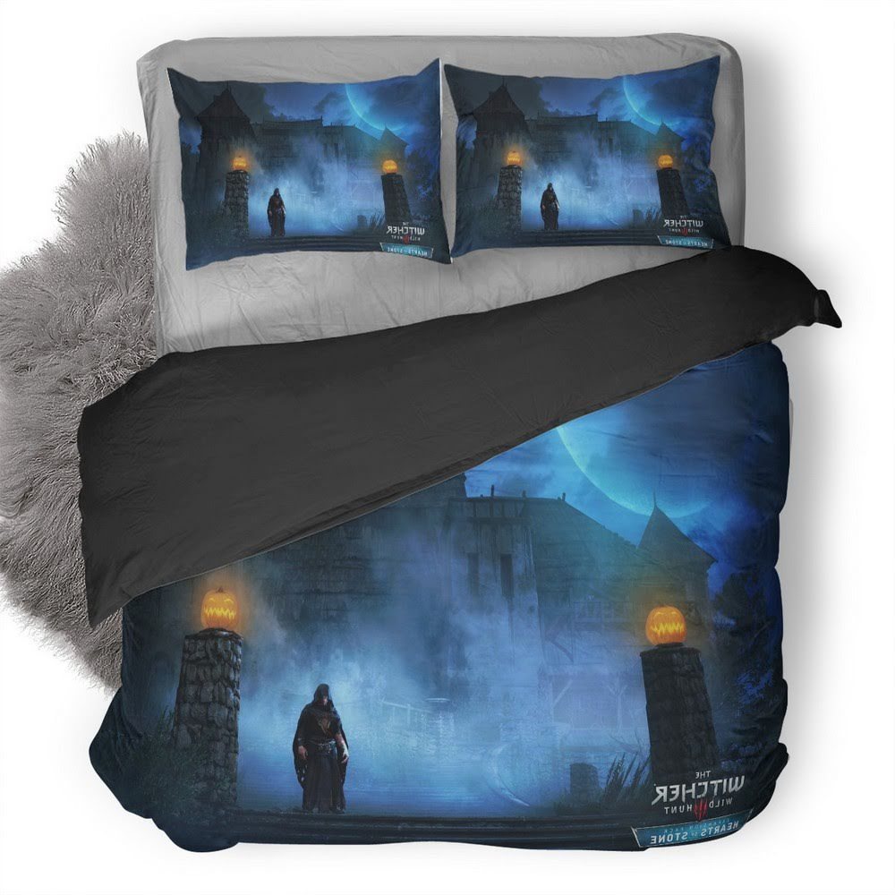 The Witcher Wild Hunt 2 3D Customized Duvet Cover Bedding Set