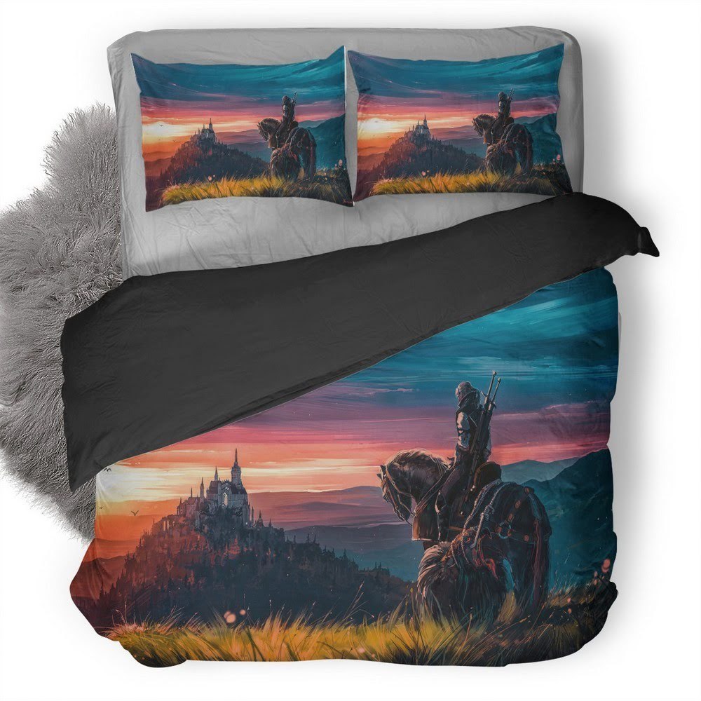 The Witcher Wild Hunt 32 3D Customized Duvet Cover Bedding Set