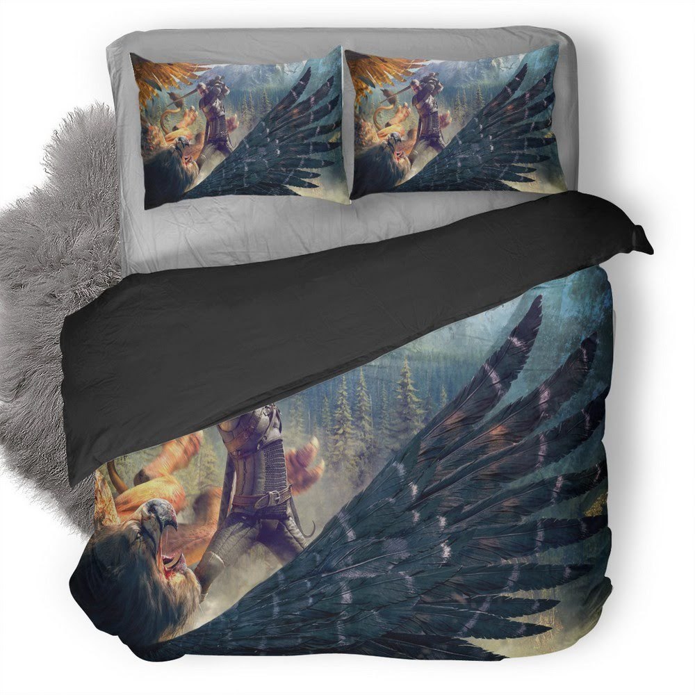 The Witcher Wild Hunt 33 3D Customized Duvet Cover Bedding Set