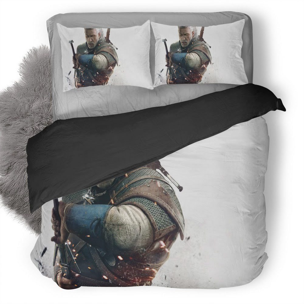 The Witcher Wild Hunt 35 3D Customized Duvet Cover Bedding Set
