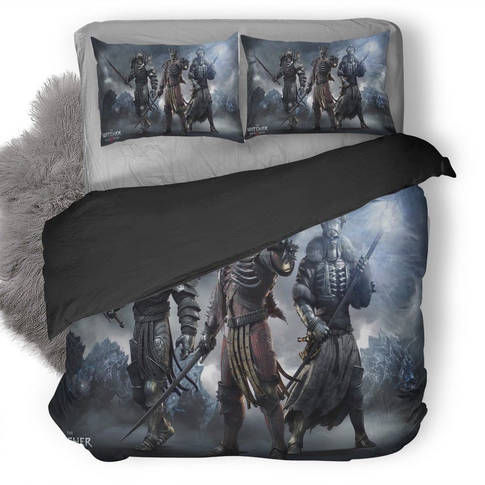 The Witcher Wild Hunt 36 3D Customized Duvet Cover Bedding Set