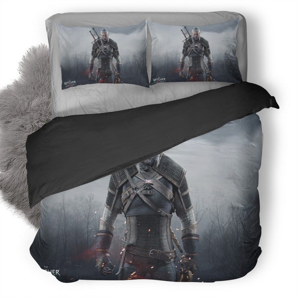 The Witcher Wild Hunt 3D Customized Duvet Cover Bedding Set
