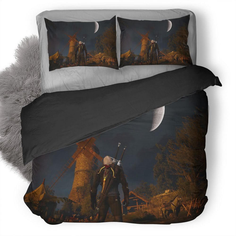 The Witcher Wild Hunt 3D Customized Duvet Cover Bedding Set