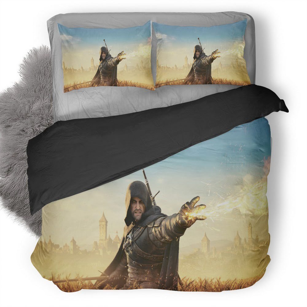 The Witcher Wild Hunt 3D Customized Duvet Cover Bedding Set
