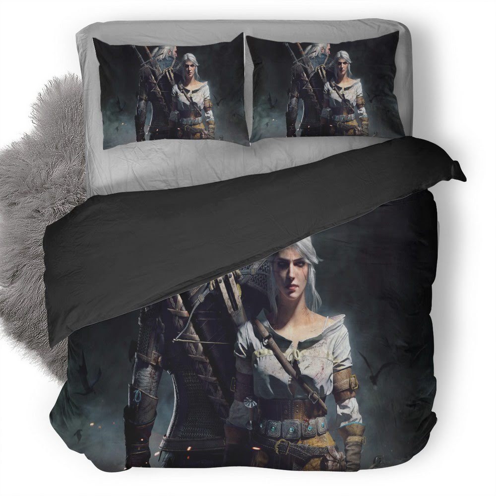 The Witcher Wild Hunt 3D Customized Duvet Cover Bedding Set