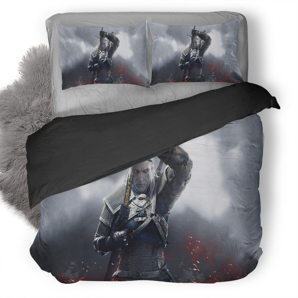 The Witcher Wild Hunt 50 3D Customized Duvet Cover Bedding Set