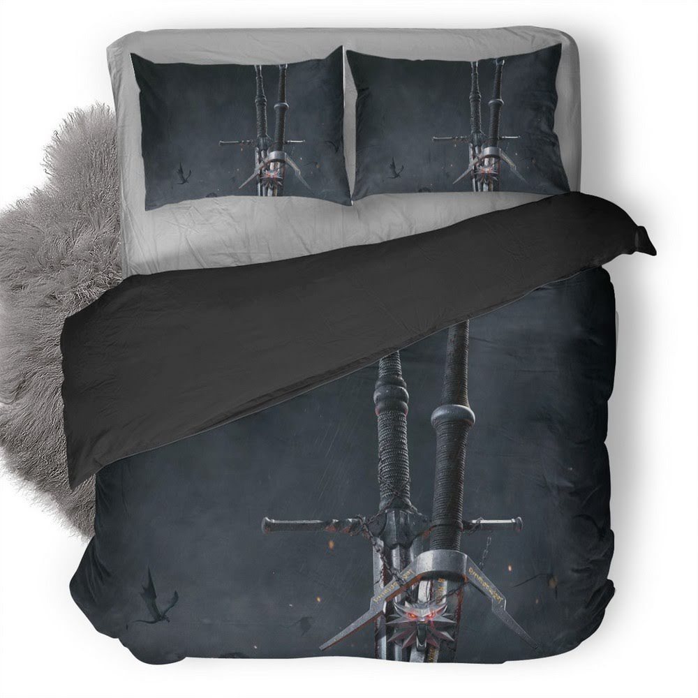 The Witcher Wild Hunt 51 3D Customized Duvet Cover Bedding Set