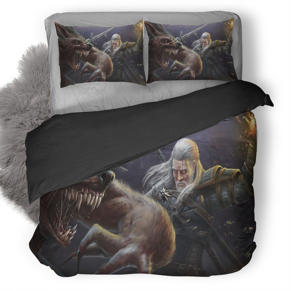 The Witcher Wild Hunt 57 3D Customized Duvet Cover Bedding Set