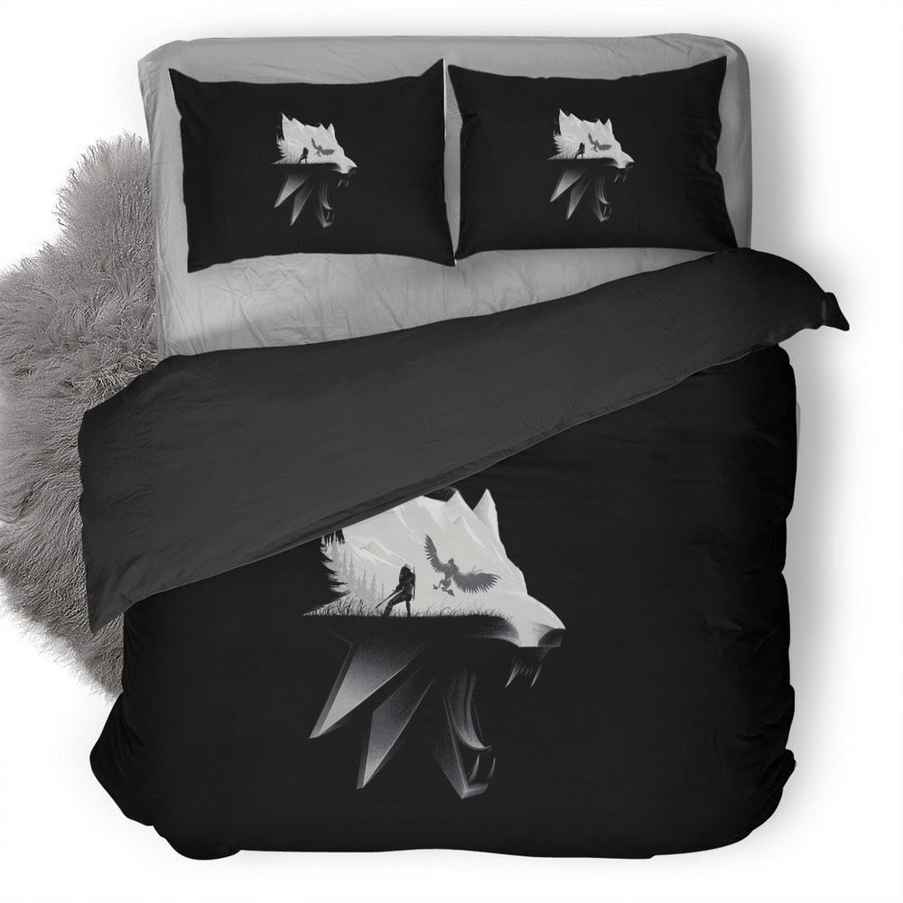 The Witcher Wild Hunt 58 3D Customized Duvet Cover Bedding Set
