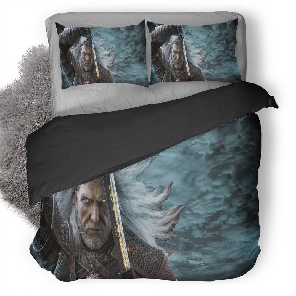 The Witcher Wild Hunt 5 3D Customized Duvet Cover Bedding Set