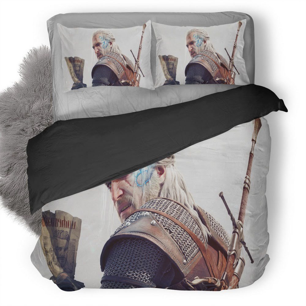 The Witcher Wild Hunt 65 3D Customized Duvet Cover Bedding Set