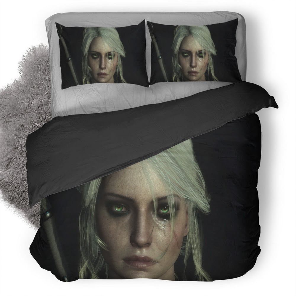 The Witcher Wild Hunt Ciri 15 3D Customized Duvet Cover Bedding Set
