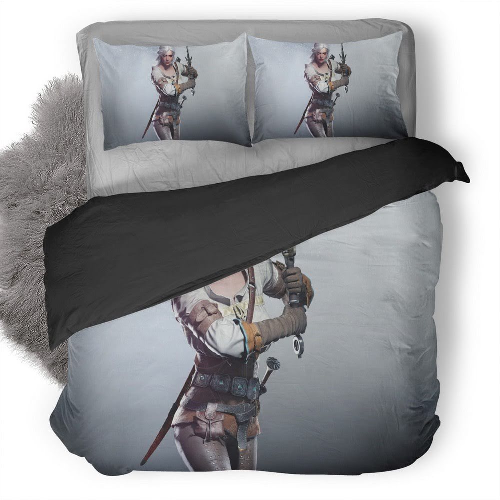 The Witcher Wild Hunt Ciri 18 3D Customized Duvet Cover Bedding Set