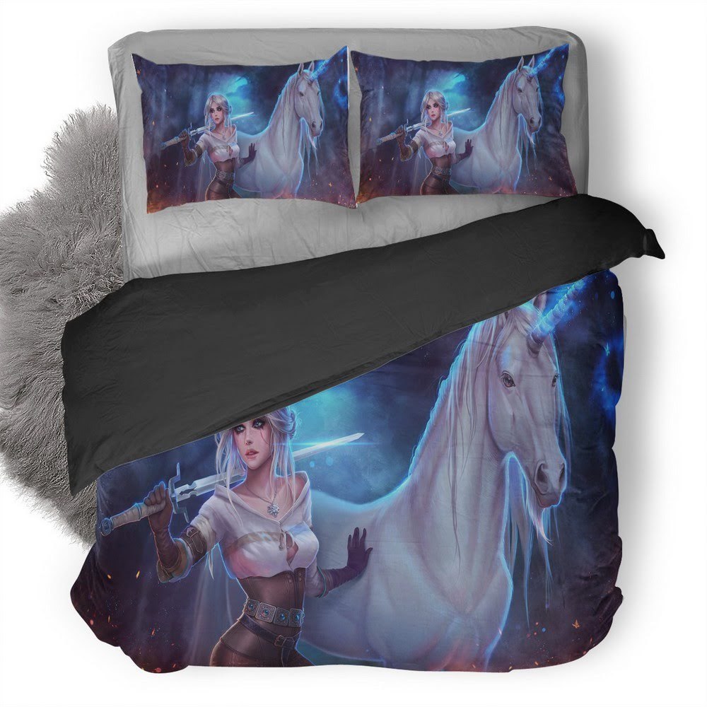 The Witcher Wild Hunt Ciri 2 3D Customized Duvet Cover Bedding Set