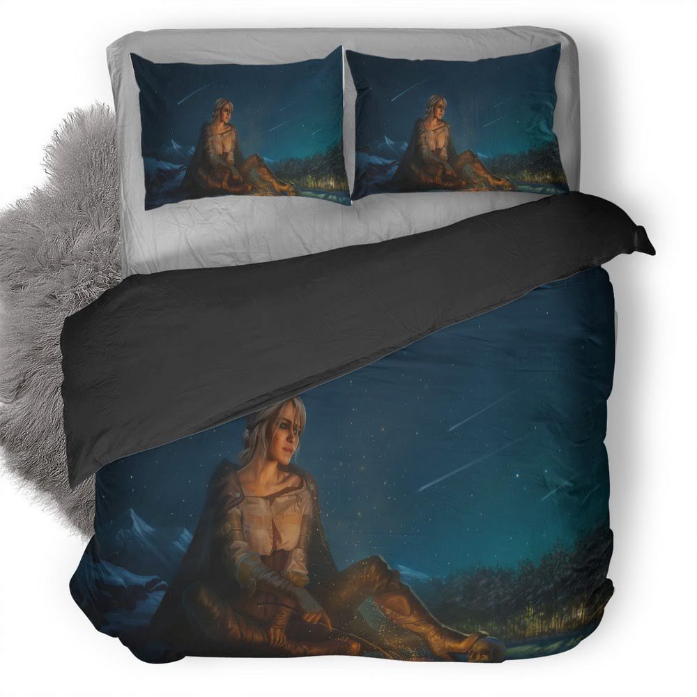 The Witcher Wild Hunt Ciri 3D Customized Duvet Cover Bedding Set