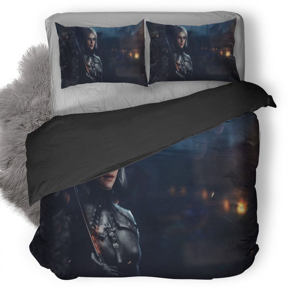 The Witcher Wild Hunt Ciri 3D Customized Duvet Cover Bedding Set