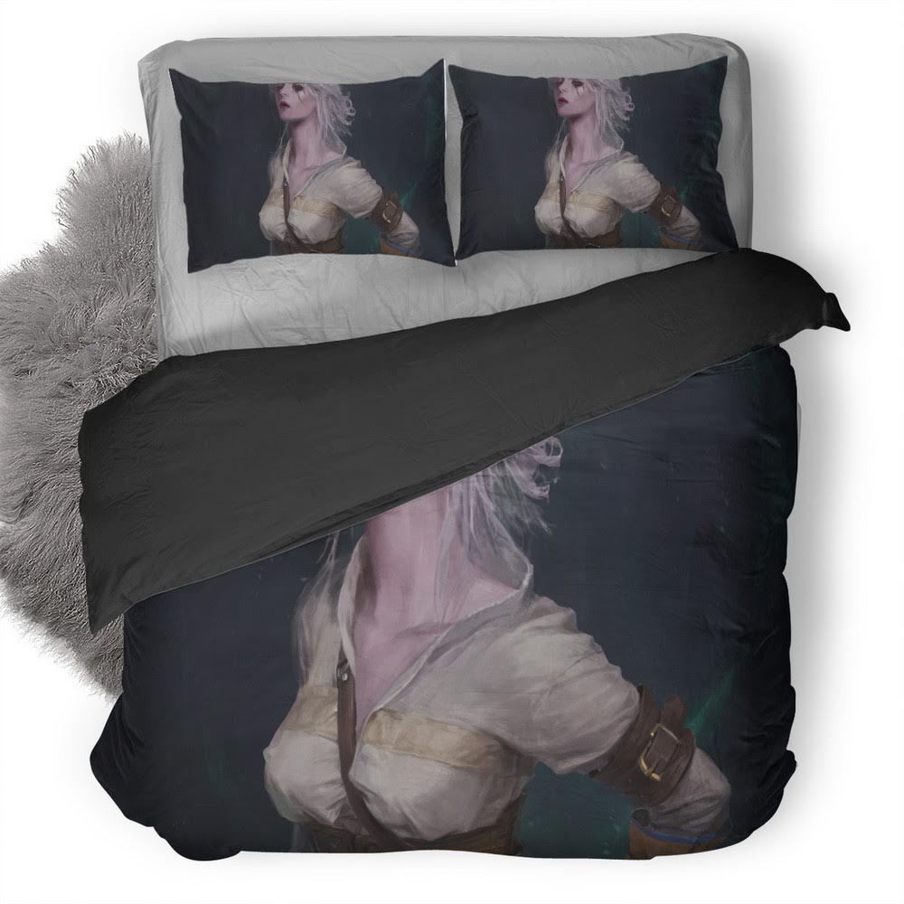 The Witcher Wild Hunt Ciri 3D Customized Duvet Cover Bedding Set