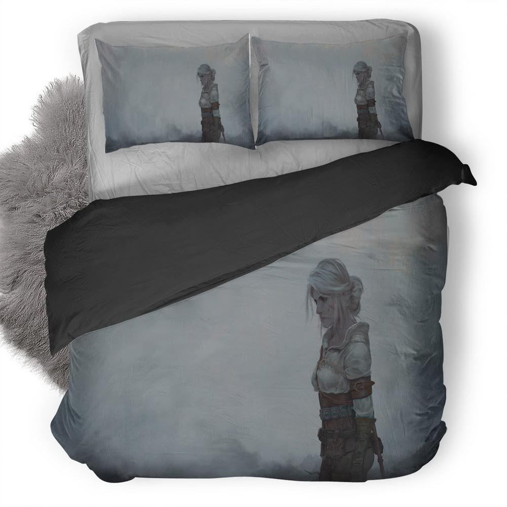 The Witcher Wild Hunt Ciri 3D Customized Duvet Cover Bedding Set