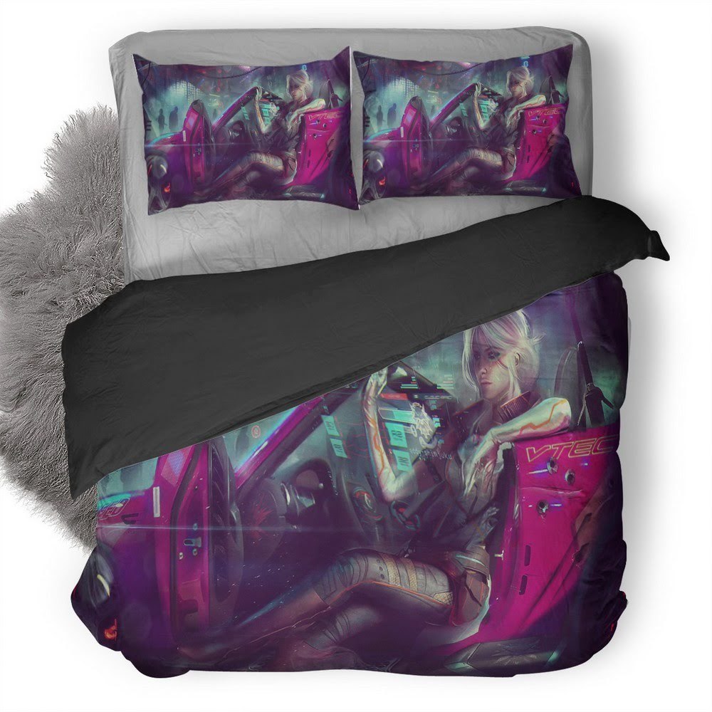 The Witcher Wild Hunt Ciri 3D Customized Duvet Cover Bedding Set