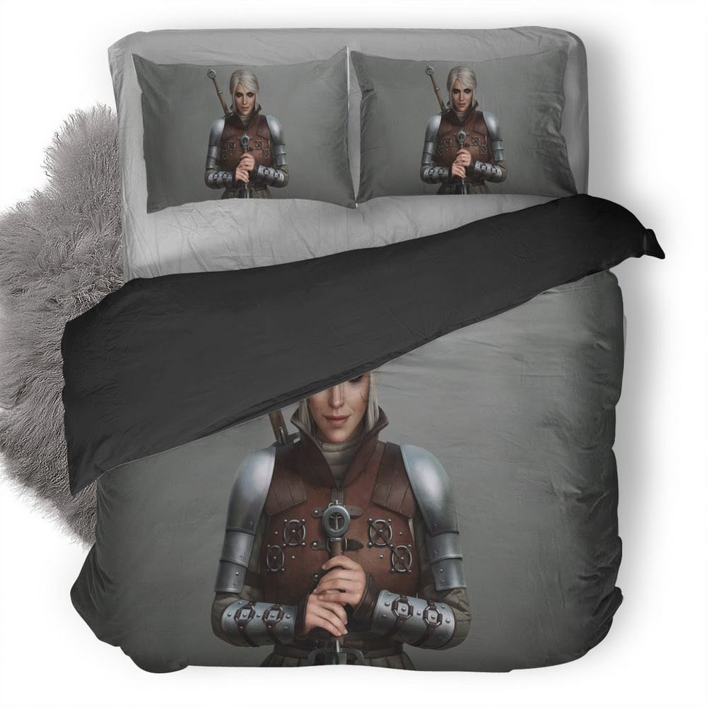 The Witcher Wild Hunt Ciri 3D Customized Duvet Cover Bedding Set