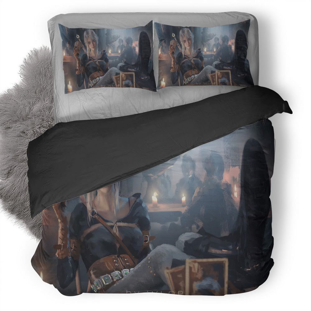 The Witcher Wild Hunt Ciri Customized Duvet Cover Bedding Set