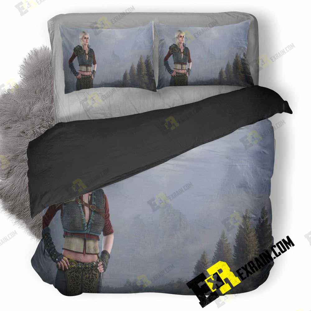 The Witcher Wild Hunt Ciri Pic 3D Customized Duvet Cover Bedding Set