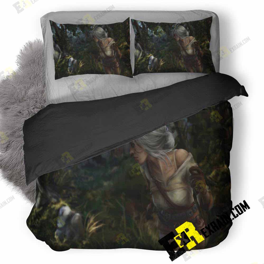 The Witcher Wild Hunt Cirilla Pn 3D Customized Duvet Cover Bedding Set