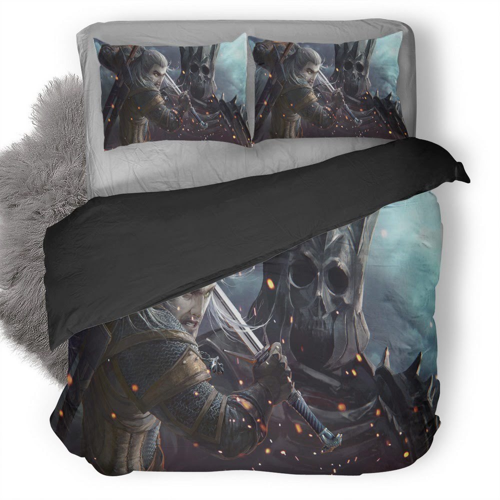 The Witcher Wild Hunt Gerald 3D Customized Duvet Cover Bedding Set
