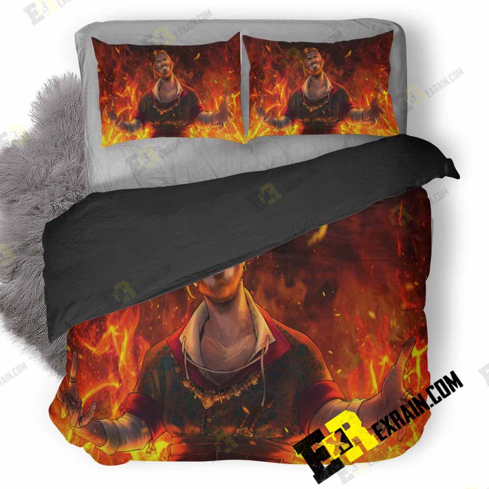 The Witcher Wild Hunt Hearts Of Stone Wa 3D Customized Duvet Cover Bedding Set