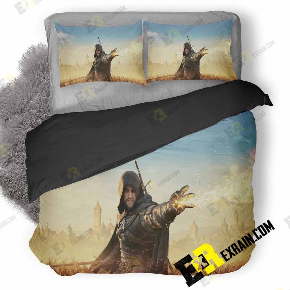 The Witcher Wild Hunt L2 3D Customized Duvet Cover Bedding Set