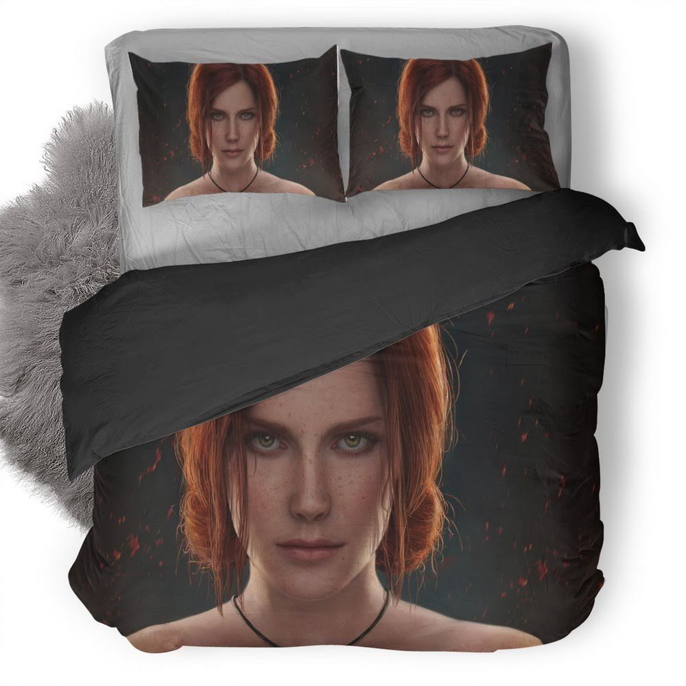 The Witcher Wild Hunt Triss 3D Customized Duvet Cover Bedding Set